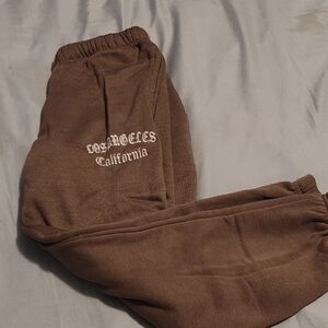Charlotte Russe Brown Track Pants